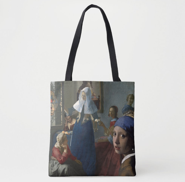Vermeer art All-Over-Print Tote bag