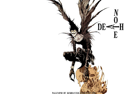 deathnote wallpaper. ryuk wallpaper.