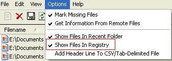  recent folder
