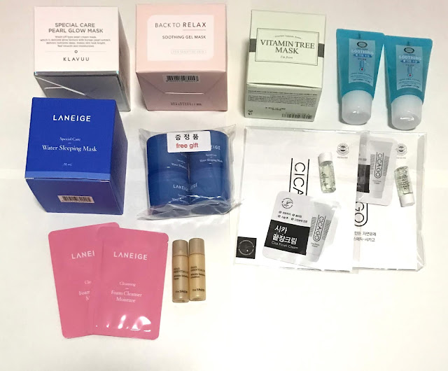 Korea Facial Mask Haul