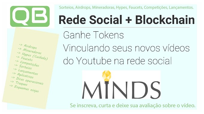 CanalQb - Redes Sociais - Blockchain - Minds - Conectando sua conta do Youtube