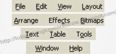 Mengenal Macam-macam Fungsi Menu CorelDraw, www.tutoriallengkapcoreldraw.blogspot.com