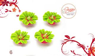 Festive Special Green Floral Candle Diyas