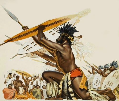 Painting Anglo Zulu War Zulus