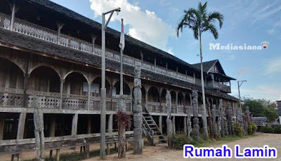 Rumah Adat Kalimantan Timur Rumah Lamin