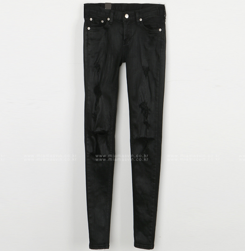 Torn Black Skinny Jeans