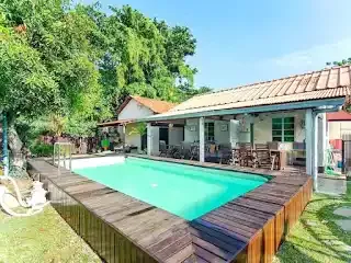 swimming pool The Neem homestay dalaman