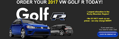 Order 2017 VW Golf R at Emich Volkswagen in Denver Colorado