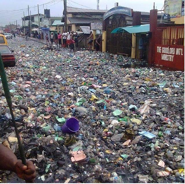 Disgusting Photos Of Kojo Street In Ajegunle, Lagos After The Rain