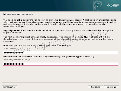 Debian Linux Root Password