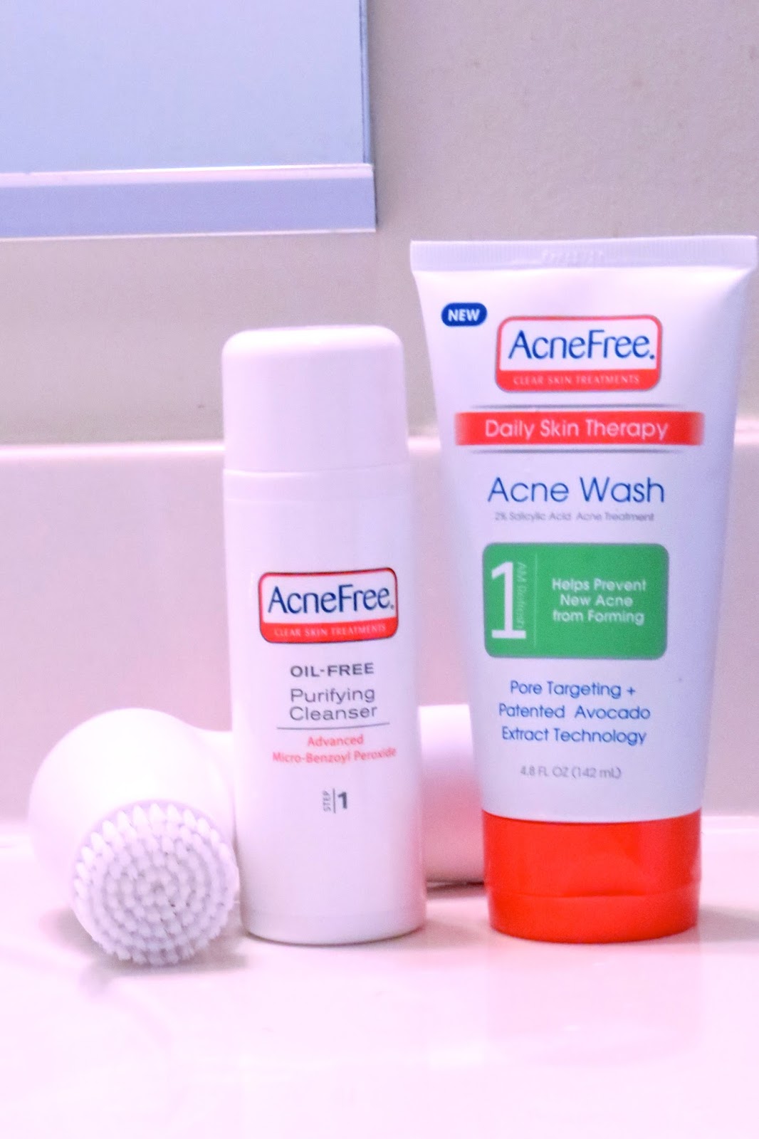 AcneFree Face cleansing products