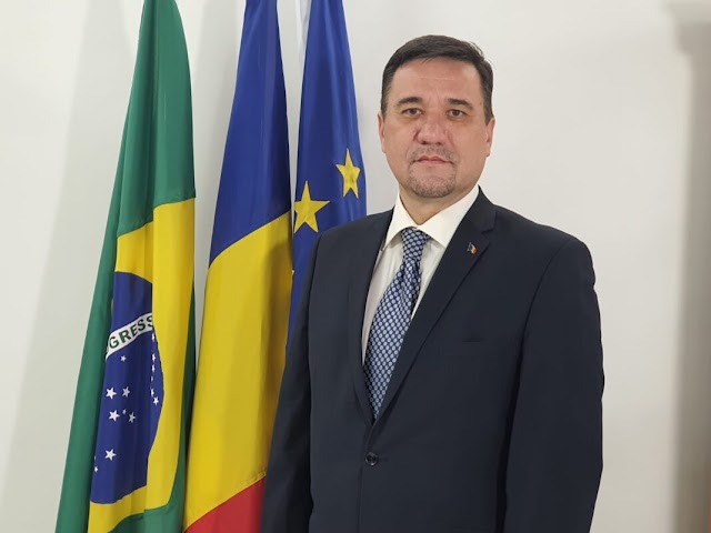 TRAIAN HRISTEA, Secretário para Assuntos Globais da ROMÊNIA visita BRASÍLIA