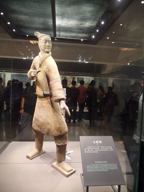 terracotta standing archer
