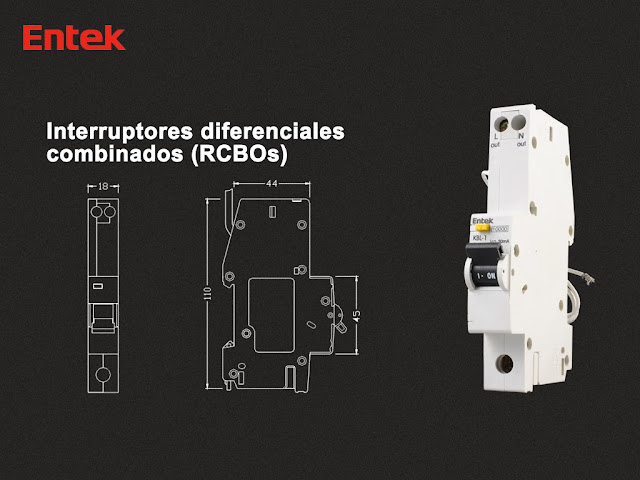 Interruptores diferenciales combinados (RCBOs)