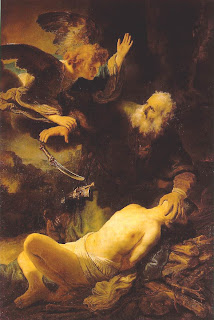 Rembrandt Sacrifice of Isaac