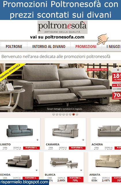 promozioni poltronesofa prezzi