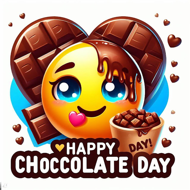 Happy Chocolate Day Emoji image 2024