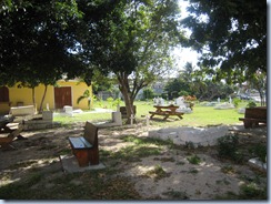 Small cemetary behind church in Grand Case