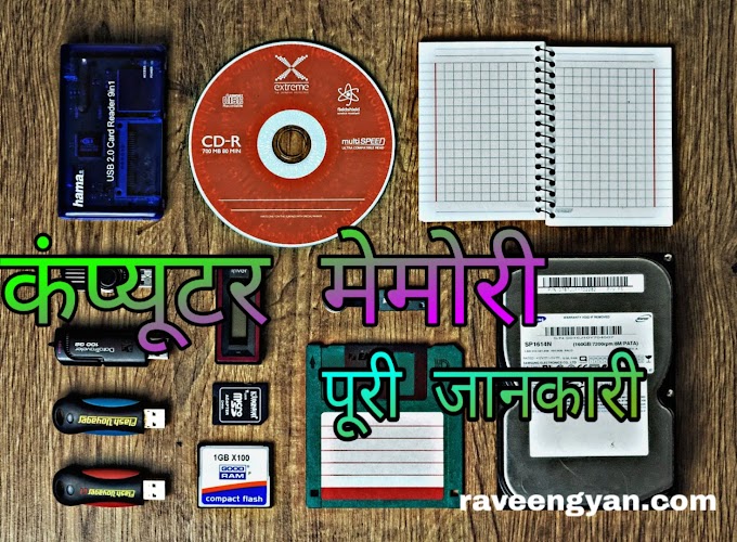 कंप्यूटर मेमोरी क्या है और इसके कितने प्रकार हैं ? What is Computer Memory and it's different types in hindi.