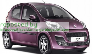 Harga Peugeot 107 Mobil Terbaru 2012