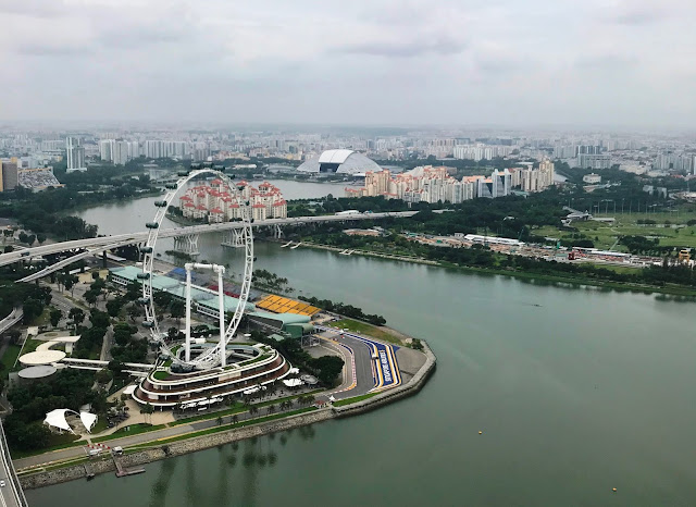 Singapore viewed from Sands Skypark Observation Deck