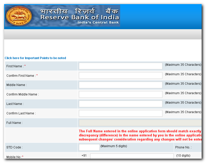 RBI Assistant Recruitment 2014 Form