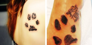 10 Dog Paw Tattoo For Girls