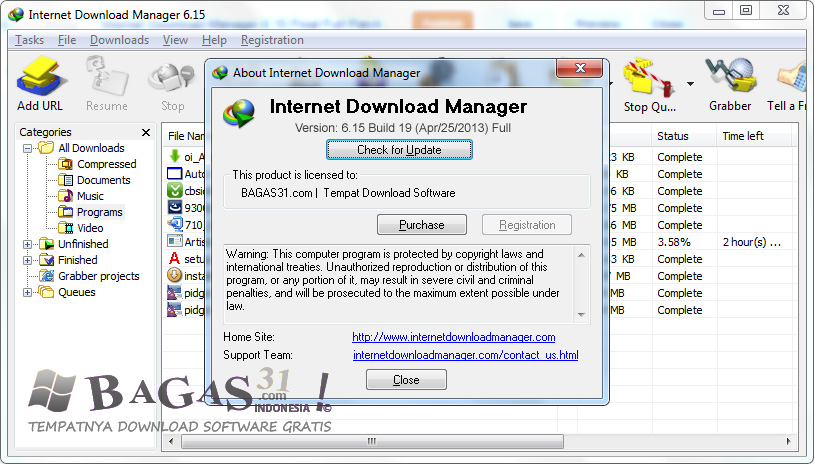 Download Internet Download Manager 6.15 Build 9 Full Patch 