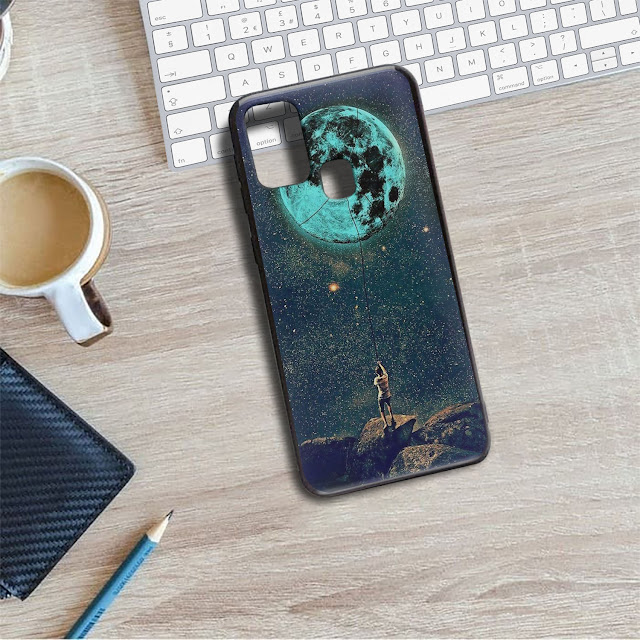 Mockup Blackmatte Case SAMSUNG Galaxy M31 Gratis