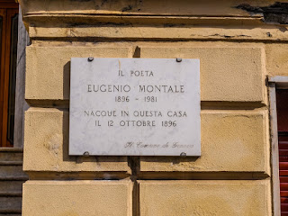 TARGA CASA DI NASCITA DI EUGENIO MONTALE