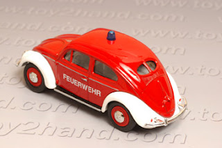 The Volkswagen split rear screen Beetle takes on a new guise, in a fire livery,