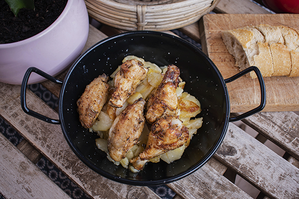 Alitas de pollo en freidora de aire #airfryer