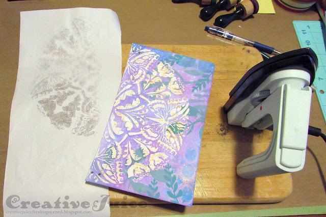 Butterfly Journal by Lisa Hoel with StencilGirl® Stencils