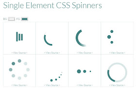 single-element-css-spinners-CSS 製作各種 Ajax 載入動畫集錦