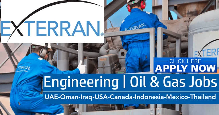 Exterran Corporation Jobs | USA-UAE-Oman-Iraq-Canada-Thailand
