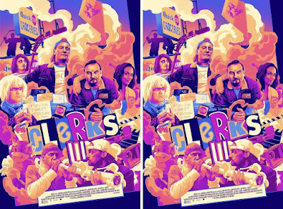 San Diego Comic-Con 2022 Exclusive Clerks III Movie Poster by Matt Taylor x Kevin Smith