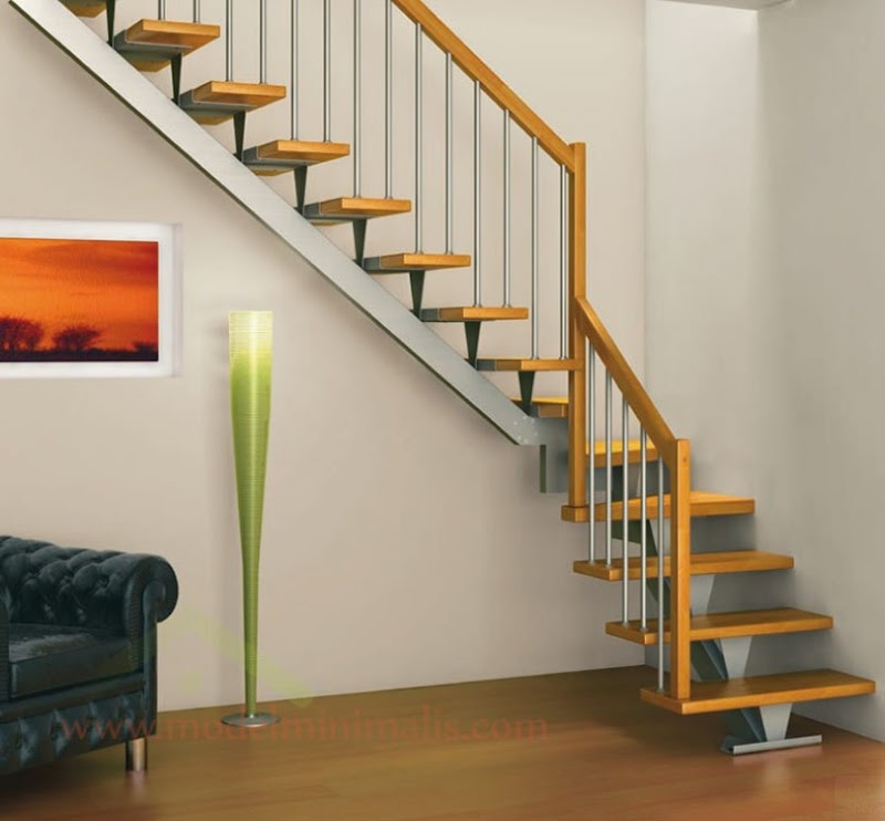 25+ Cara Membuat Tangga Kayu Minimalis , Ide Penting!