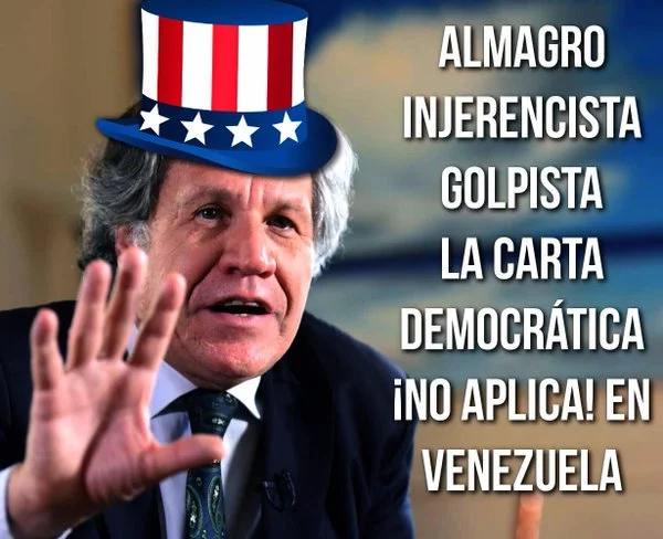 Resultado de imagen de LUÍS ALMAGRO, LA VERGÜENZA DE LA O.E.A.