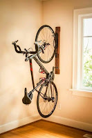 Ideas para colgar y guardar la bicicleta en casa