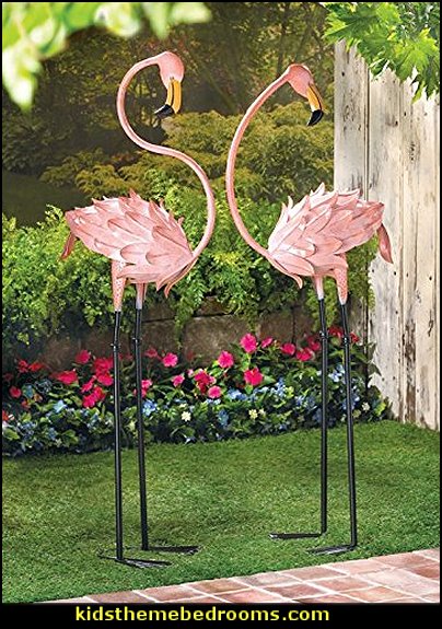 Pink Flamingo Yard Decorations   Alice in Wonderland party decorating ideas - Alice in Wonderland theme party decorations - Alice in Wonderland costumes -  Alice in Wonderlnd wall decals - Alice in Wonderland wall murals -  tea party theme Alice in Wonderland Tea Party