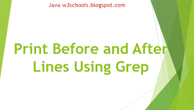 Print Before and After Lines Using Grep