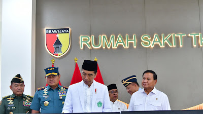 Presiden Joko Widodo Resmikan RSAL dr. Soekantyo Jahja Puspenerbal dan RSAD Brawijaya