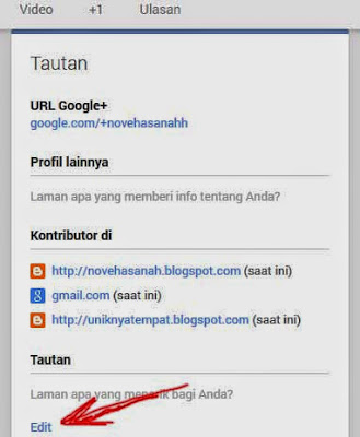 mengedit tautan google+ mengedit tautan google+