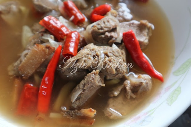 Singgang Daging Kelantan - Azie Kitchen