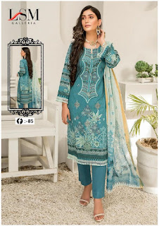 LSM Firdous Queen vol 8 Pakistani dress Material catalog