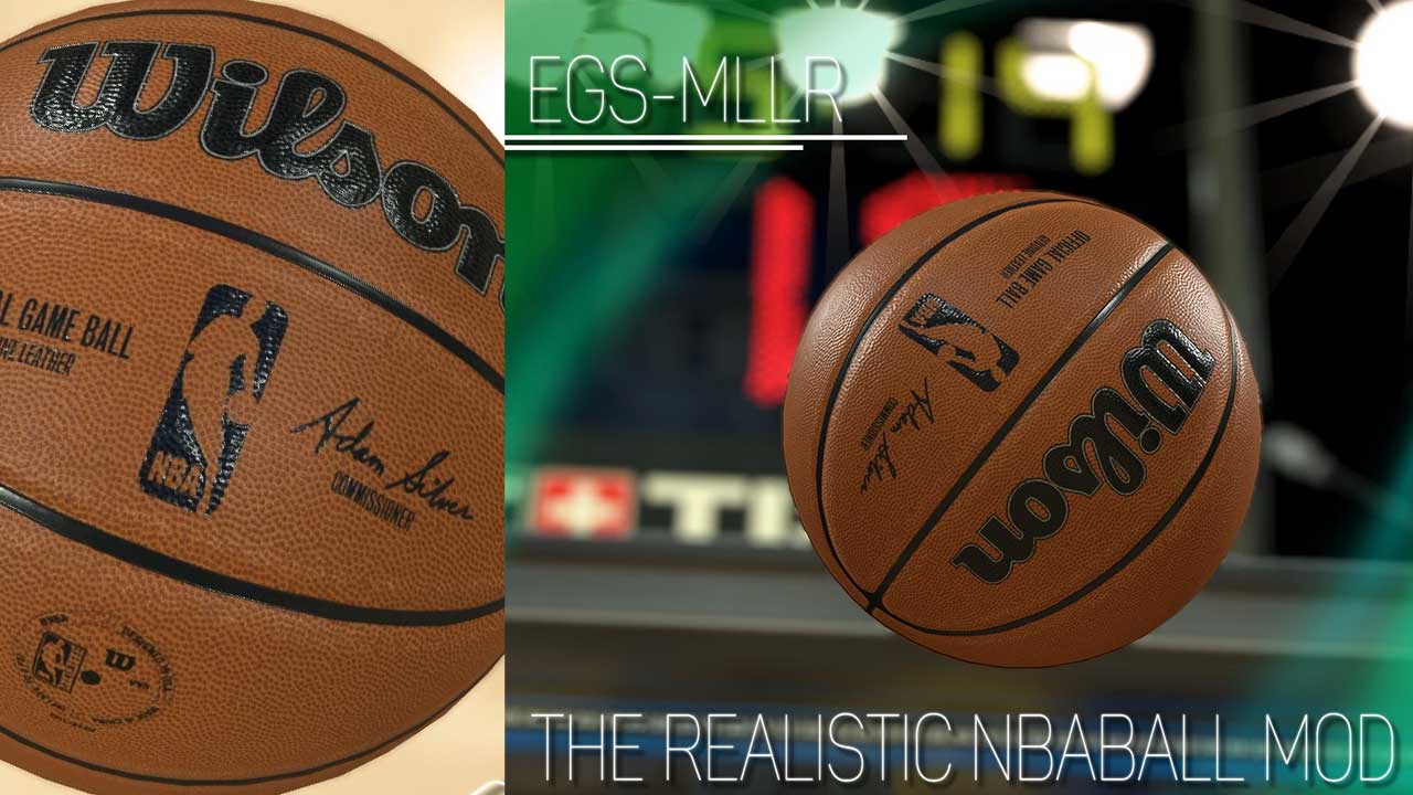 NBA 2K23 The Realistic Wilson NBA Ball