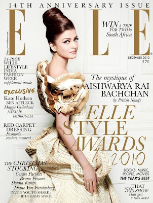 Aishwarya Rai on Elle Magazine