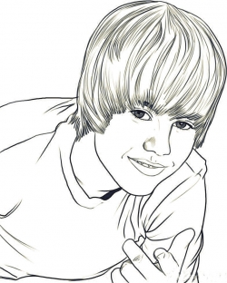 Justin Bieber Coloring Pages on Justin Bieber