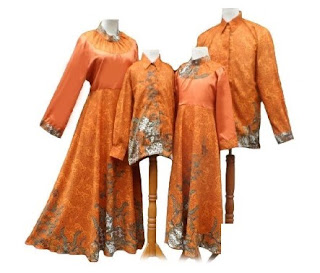 baju batik keluarga modern