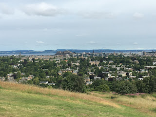 Edinburgh Castle as seen from Blackford Hill.